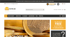 Desktop Screenshot of euronotes.be